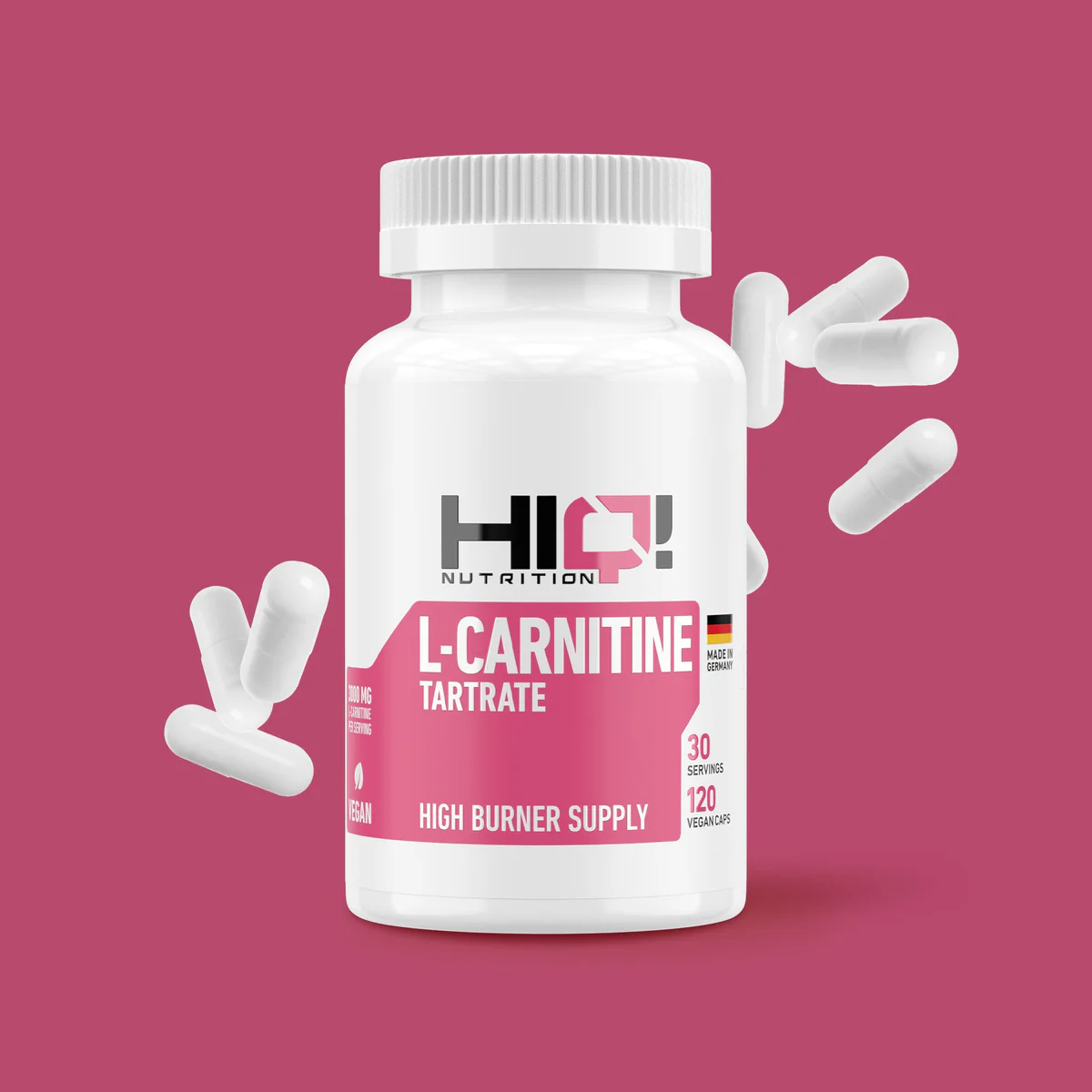 L-Carnitine Tartare 120 Capsules